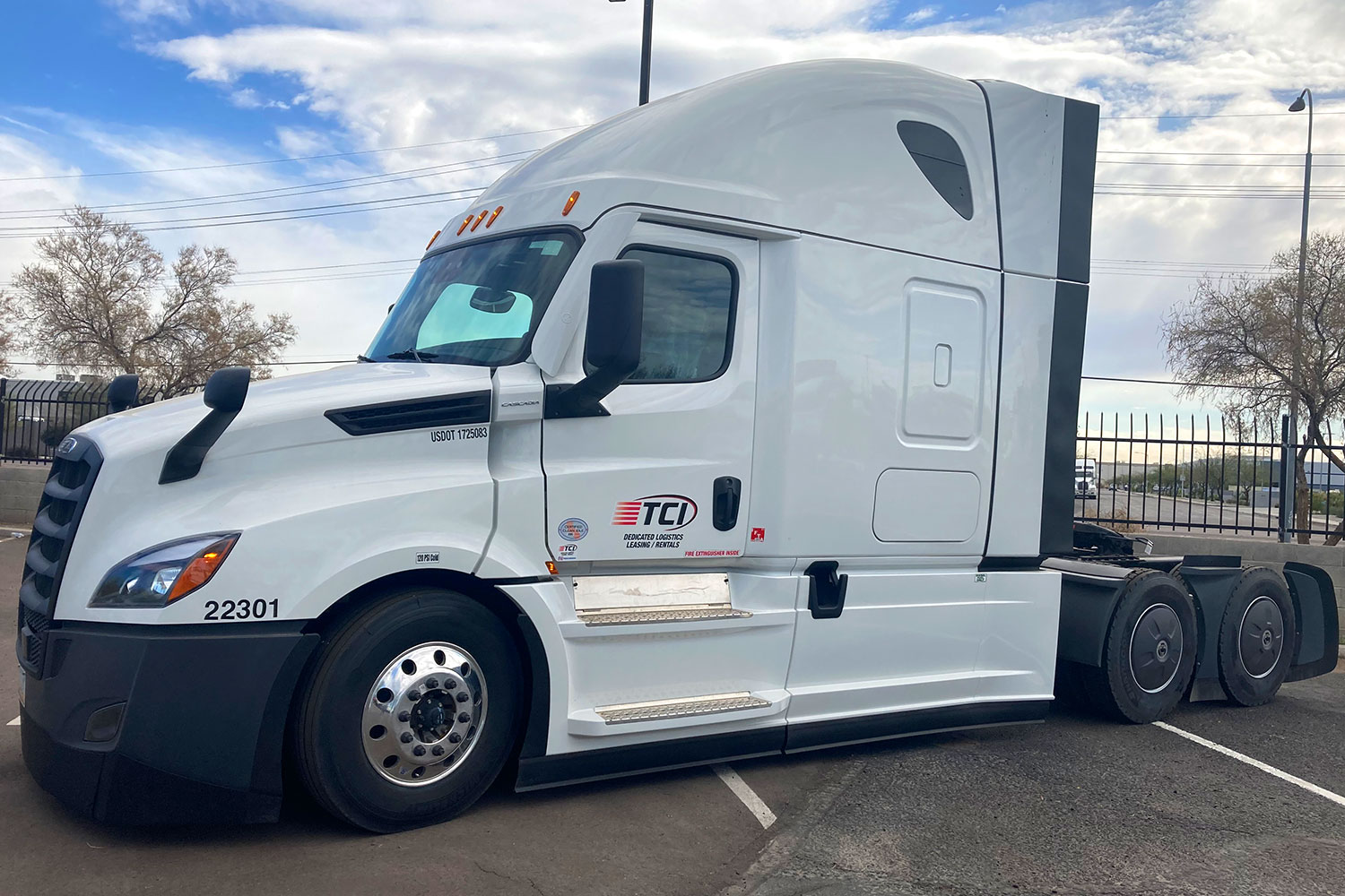 Sleeper cab in lot