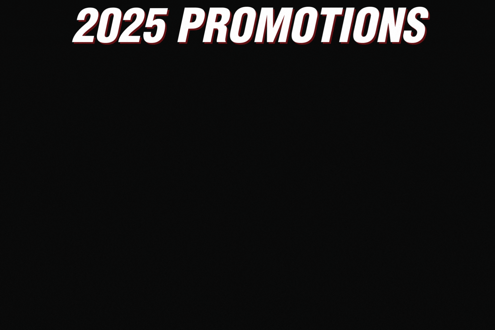 2025 PROMOTIONS 3 2025 PROMOTIONS 3