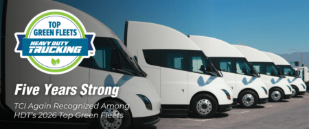 TCI Transportation Recognized Among HDT’s 2026 Top Green Fleets