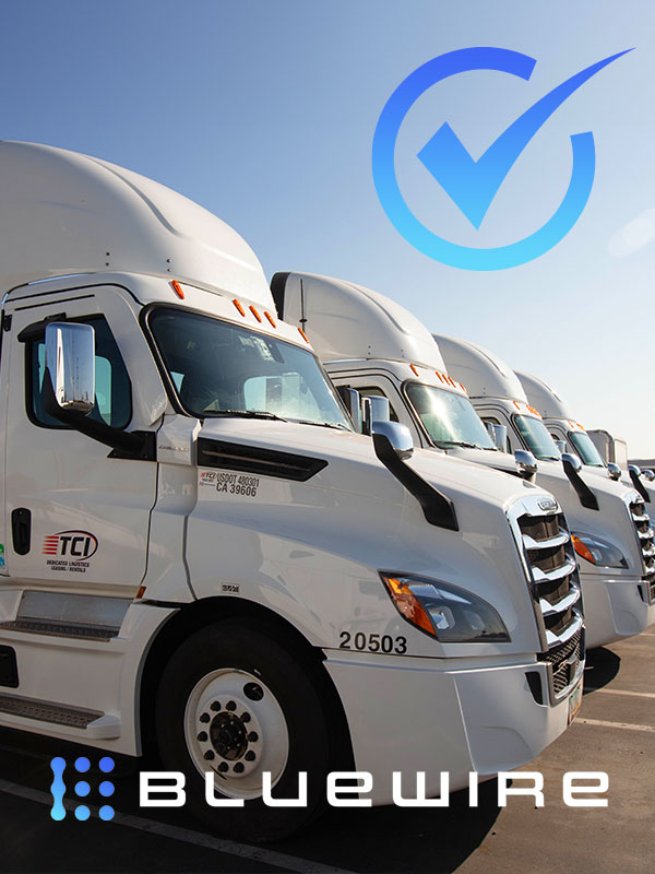 TCI's fleet Bluewire Approved