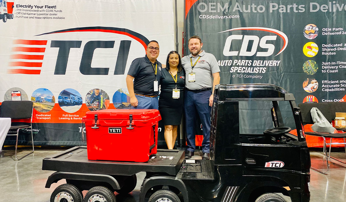 Team TCI at the California Trucking Show