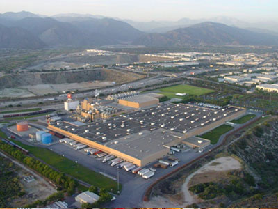 Aerial view of Irwindale Brew Yard