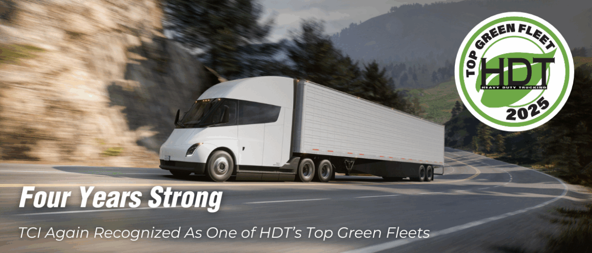 Four Years Strong: TCI Again Recognized As One of HDT’s Top Green Fleets