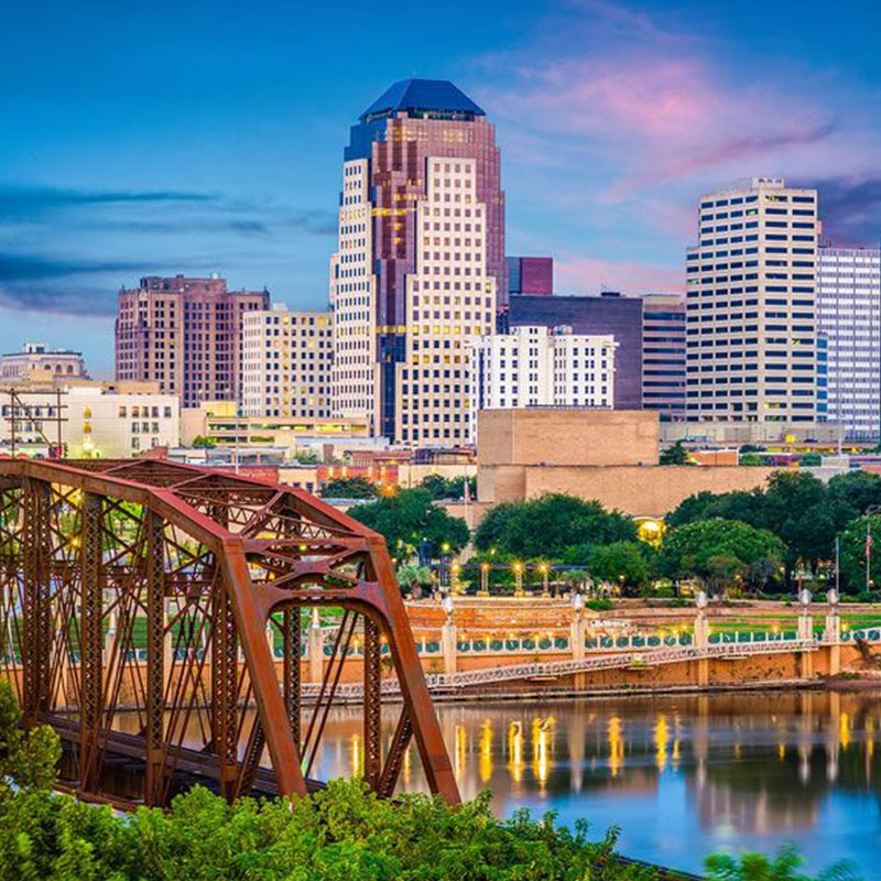 Shreveport skyline